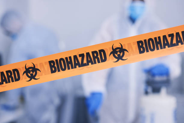Professional Biohazard Cleanup technician working in Carrollton, OH